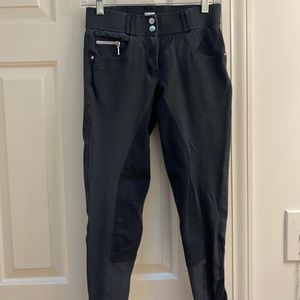 Dover Black Full Seat Riding Breeches